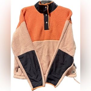The North Face Women's Cragmont Snap Fleece Emberglow Orange/Rose Tan